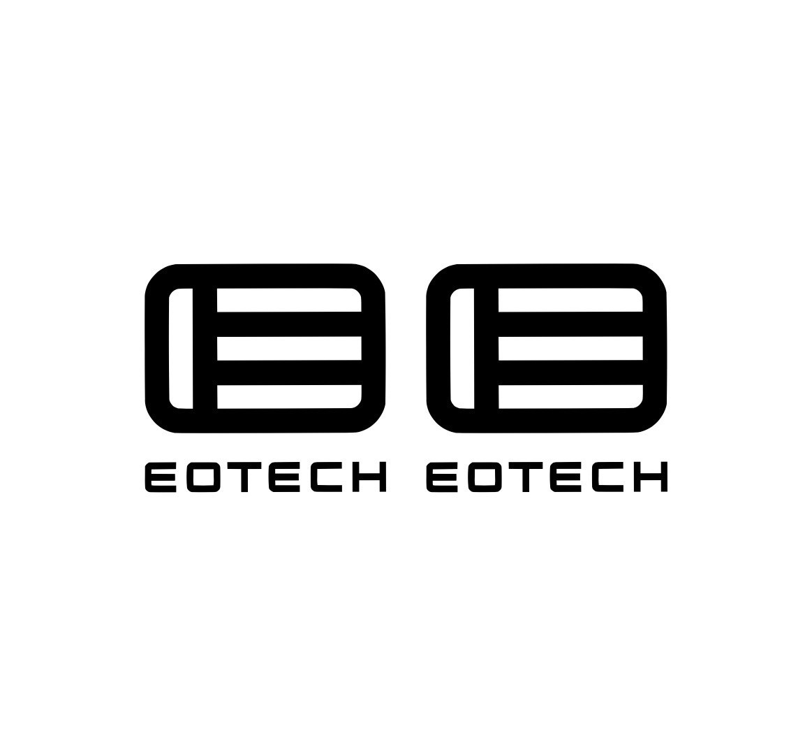 EOTECH  (2x) Waterproof/Weatherproof High Quality Vinyl Decals 5.0”