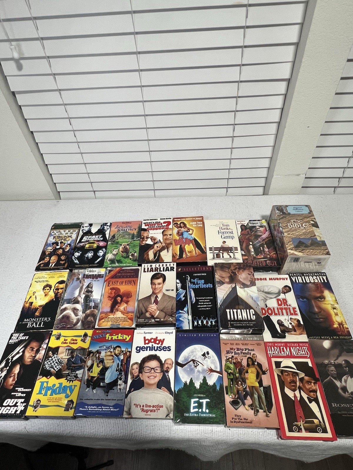 Huge VHS Movie Lot Tapes Classics Comedy Action Drama Disney Black Cinema
