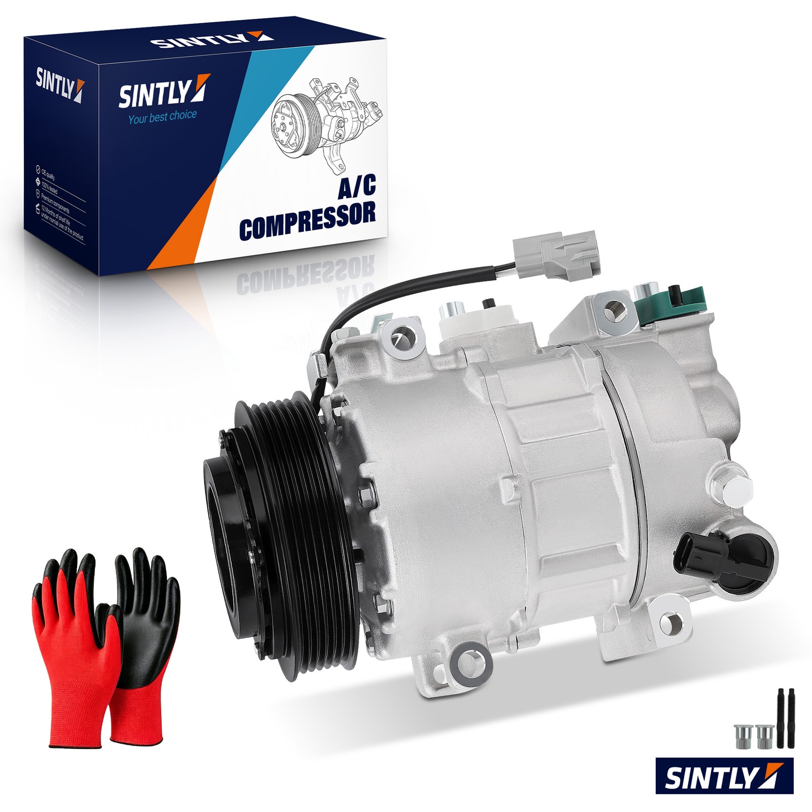 New AC Compressor w/ 6-Groove for Dodge Charger Challenger Chrysler 300 198375 New AC Compressor w/ 6-Groove for Dodge Charger Challenger Chrysler 300 198375