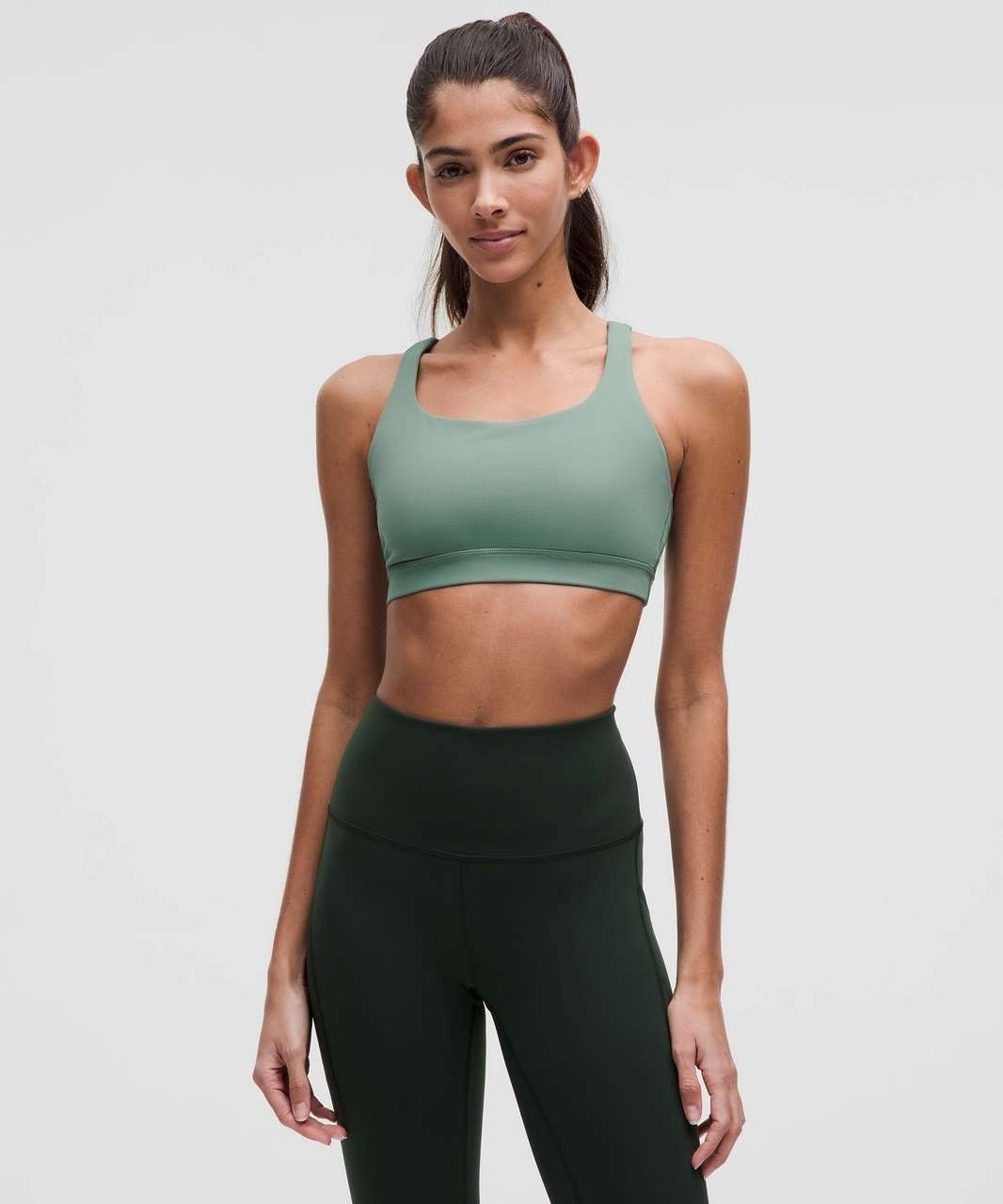 Lululemon Energy Bra *Medium Support green size 8
