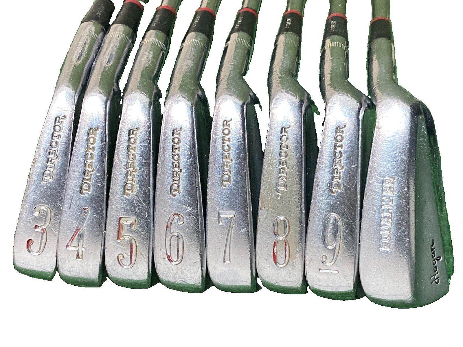 Ben Hogan Director Iron Set 3-PW Men\'s RH Vector 4 Stiff Steel 5i 37.5 New Grips