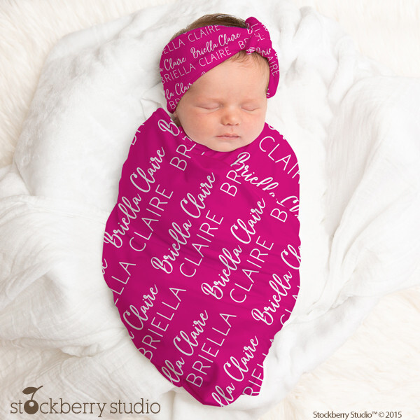 Baby Name Swaddle Personalized Newborn Baby Girl Coming Home Outfit Hospital Boy