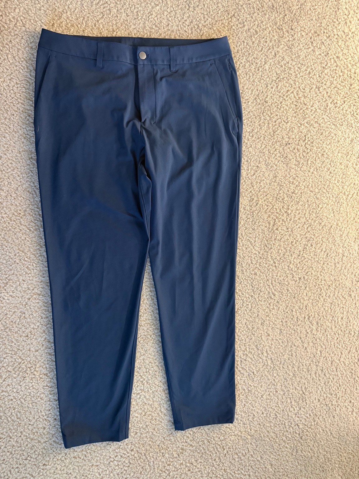 Lululemon ABC Slim-Fit Trouser Warpstreme. True Navy Size 34 Lululemon ABC Slim-Fit Trouser Warpstreme. True Navy Size 34
