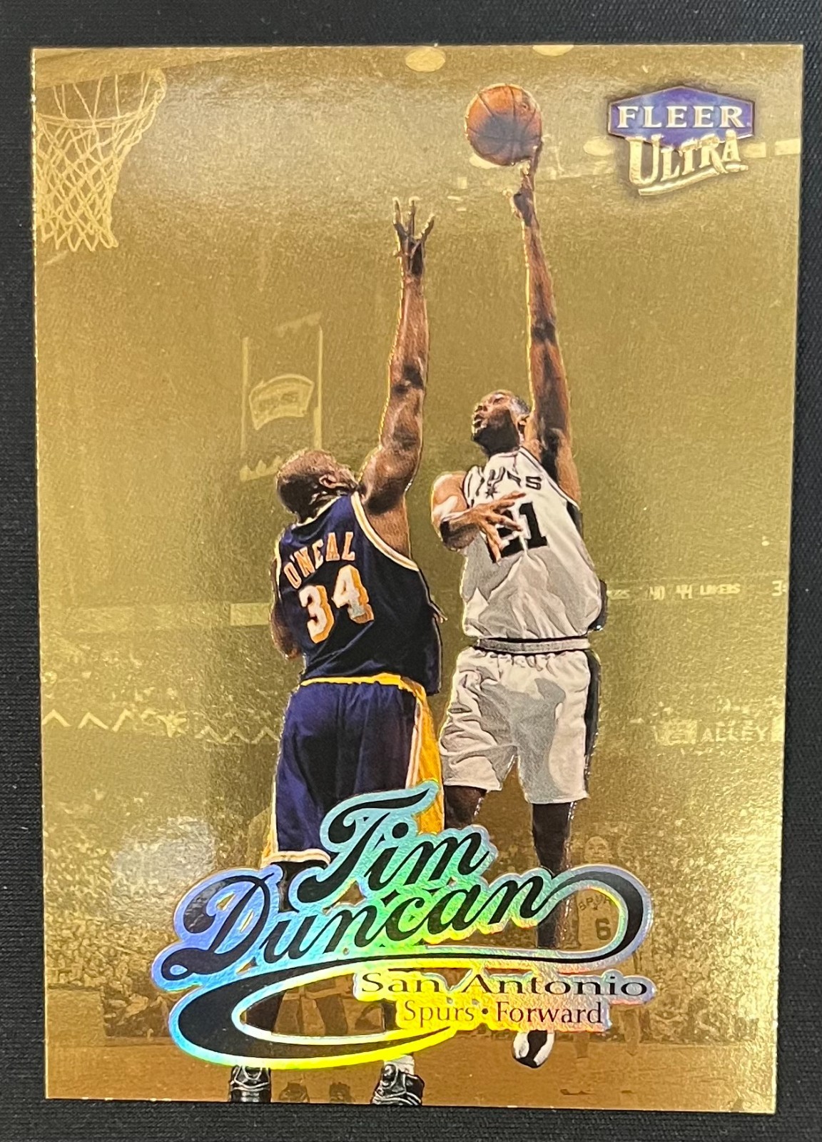 1998-99 Fleer Ultra Tim Duncan Gold Medallion #55G 1998-99 Fleer Ultra Tim Duncan Gold Medallion #55G