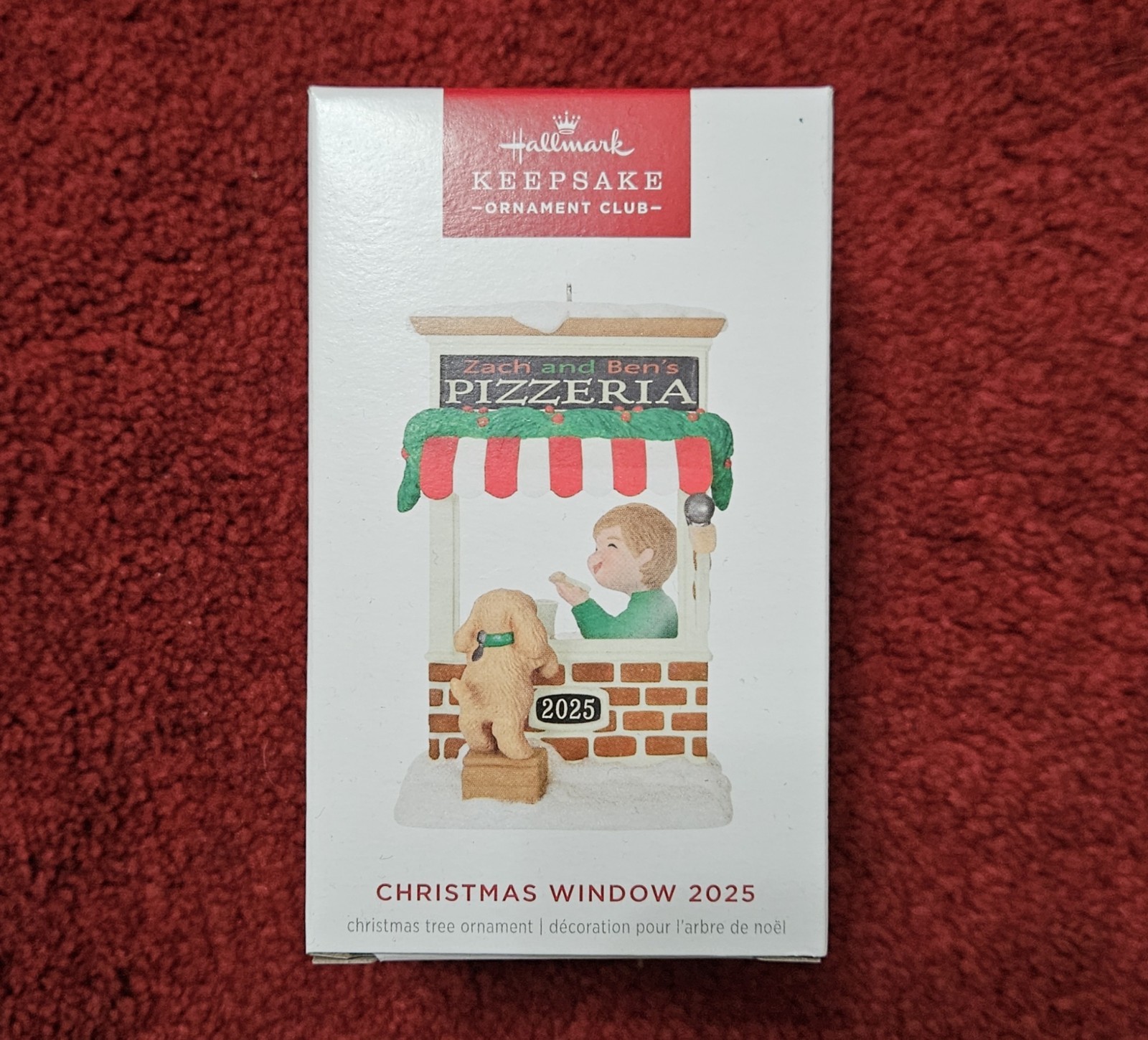 NEW KOC Member Exclusive CHRISTMAS WINDOW 23rd Hallmark Ornament 2025 Pizzeria