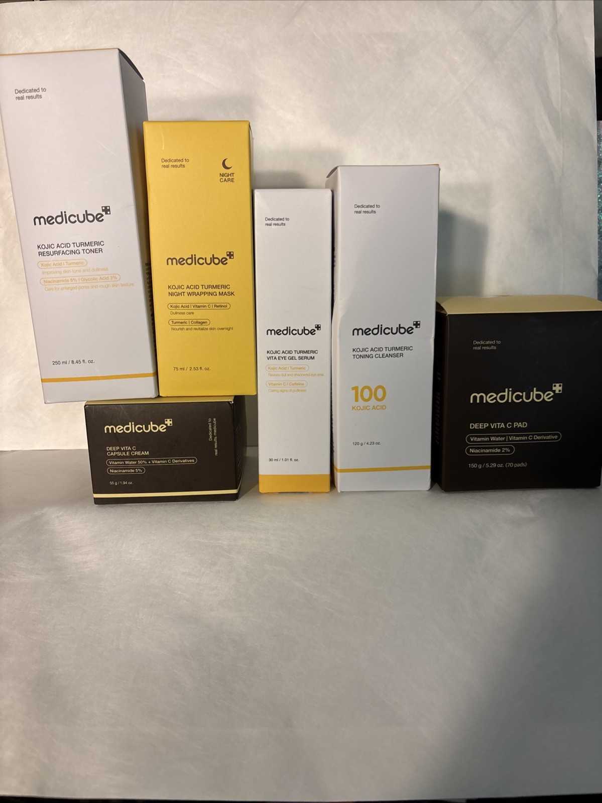 Medicube Authentic Bundle Kojic Acid & Turmeric Yellow Line 6 Items See Pics Medicube Authentic Bundle Kojic Acid & Turmeric Yellow Line 6 Items See Pics
