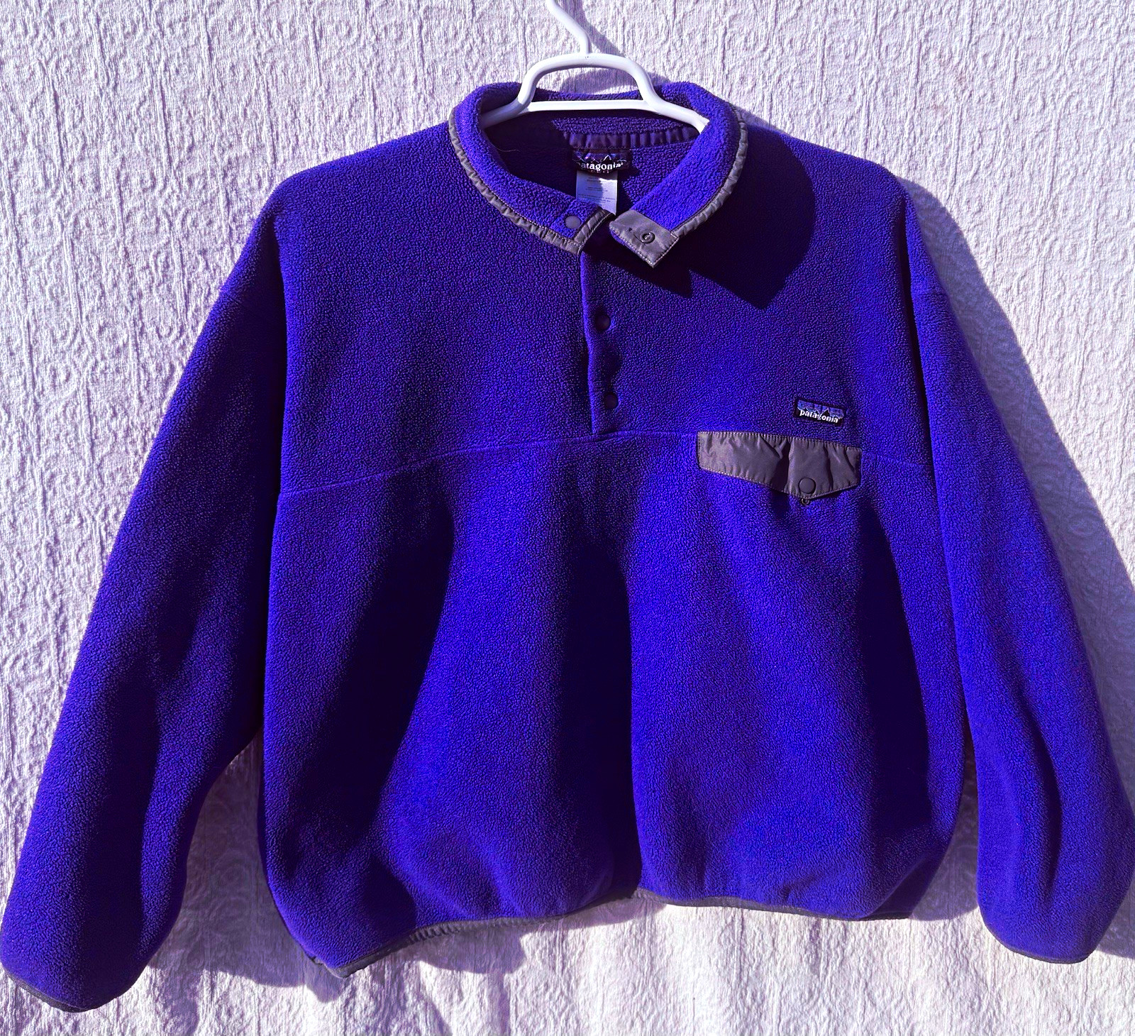 Patagonia Synchilla Men\'s Purple Fleece Jacket XL