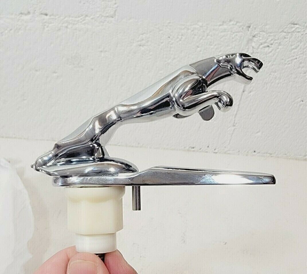NEW in BOX 2000 - 2008 Jaguar X-Type S-Type Leaper Hood Ornament Chrome Emblem