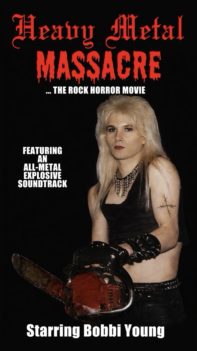 HEAVY METAL MASSACRE Sealed VHS Reissue SOV HORROR ROCK SLASHER Bobbi Young RARE HEAVY METAL MASSACRE Sealed VHS Reissue SOV HORROR ROCK SLASHER Bobbi Young RARE