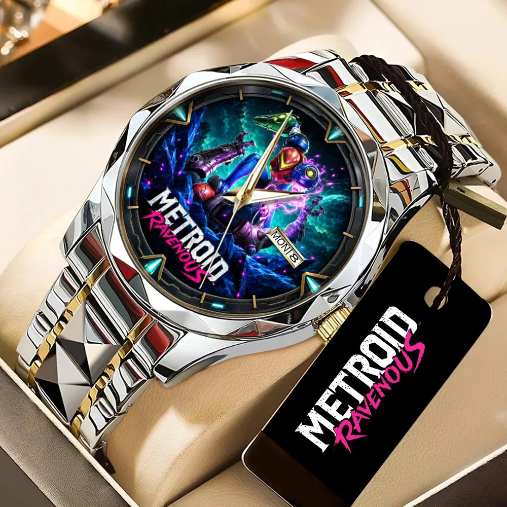 Metroid Ravenous Alloy Luxury Quartz Watch – 8659 Metroid Ravenous Alloy Luxury Quartz Watch – 8659