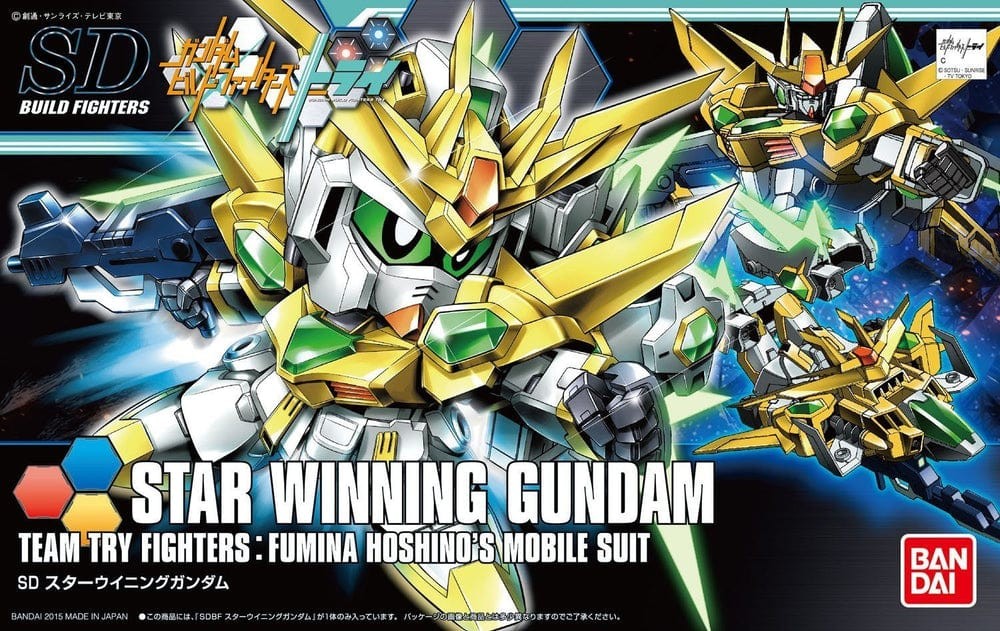#30 Star Winning Gundam Gundam Build Fighters Try, Bandai Hobby SDBF #30 Star Winning Gundam Gundam Build Fighters Try, Bandai Hobby SDBF
