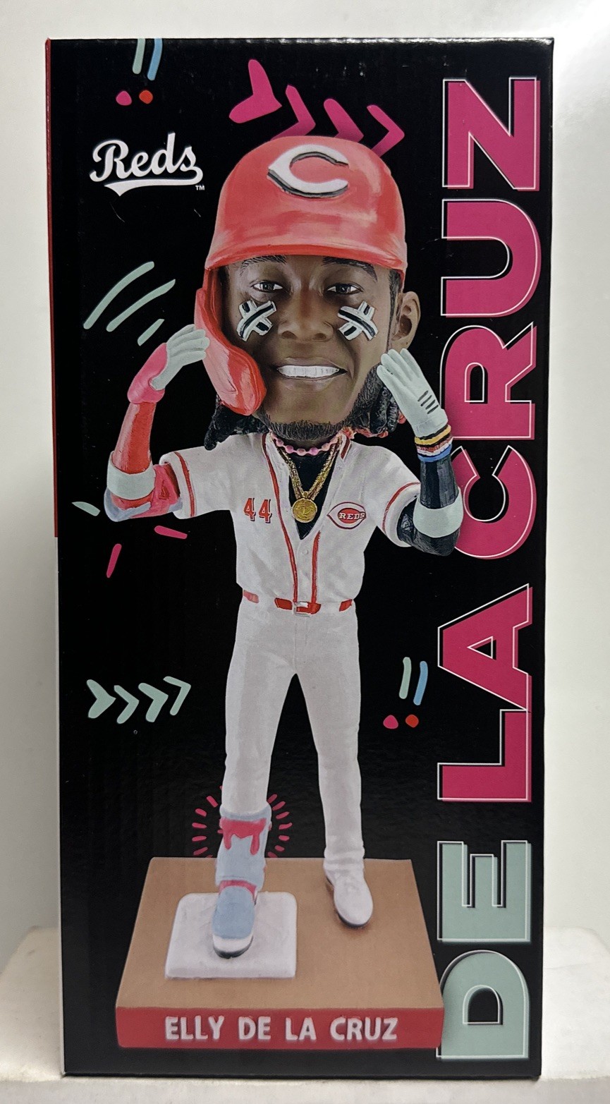 2025 Cincinnati Reds Elly De La Cruz Oversized Bobblehead 2025 Cincinnati Reds Elly De La Cruz Oversized Bobblehead