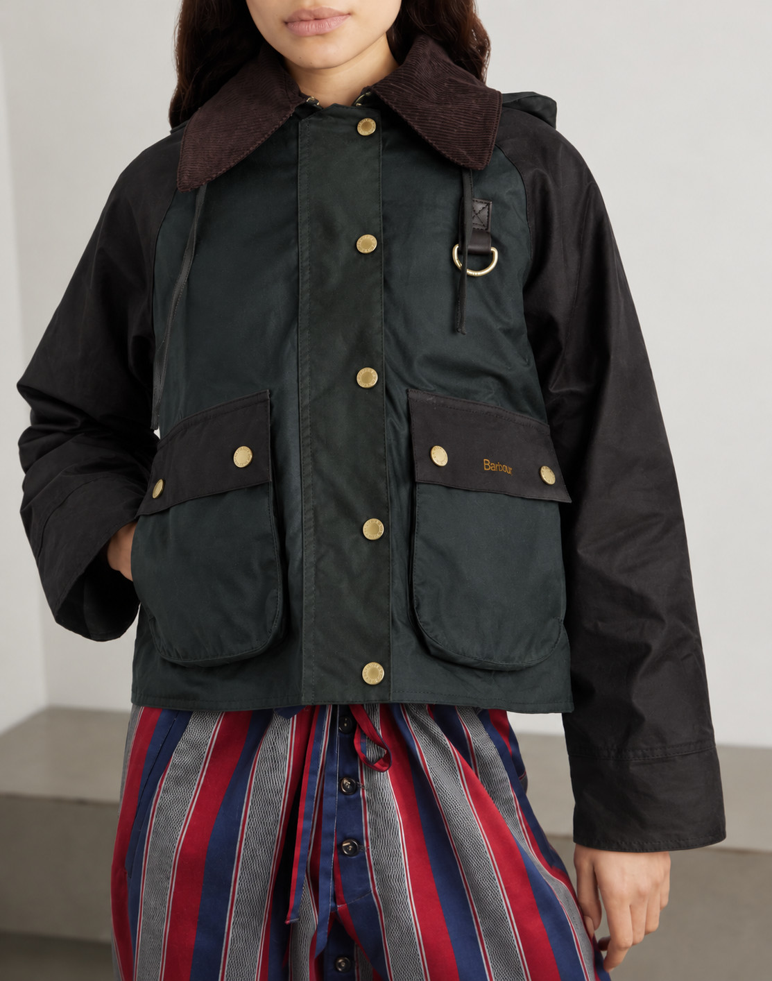 Sage/ Rustic Ancient ~ Barbour Reighton Wax Ladies Jacket MSRP$580 British Chic