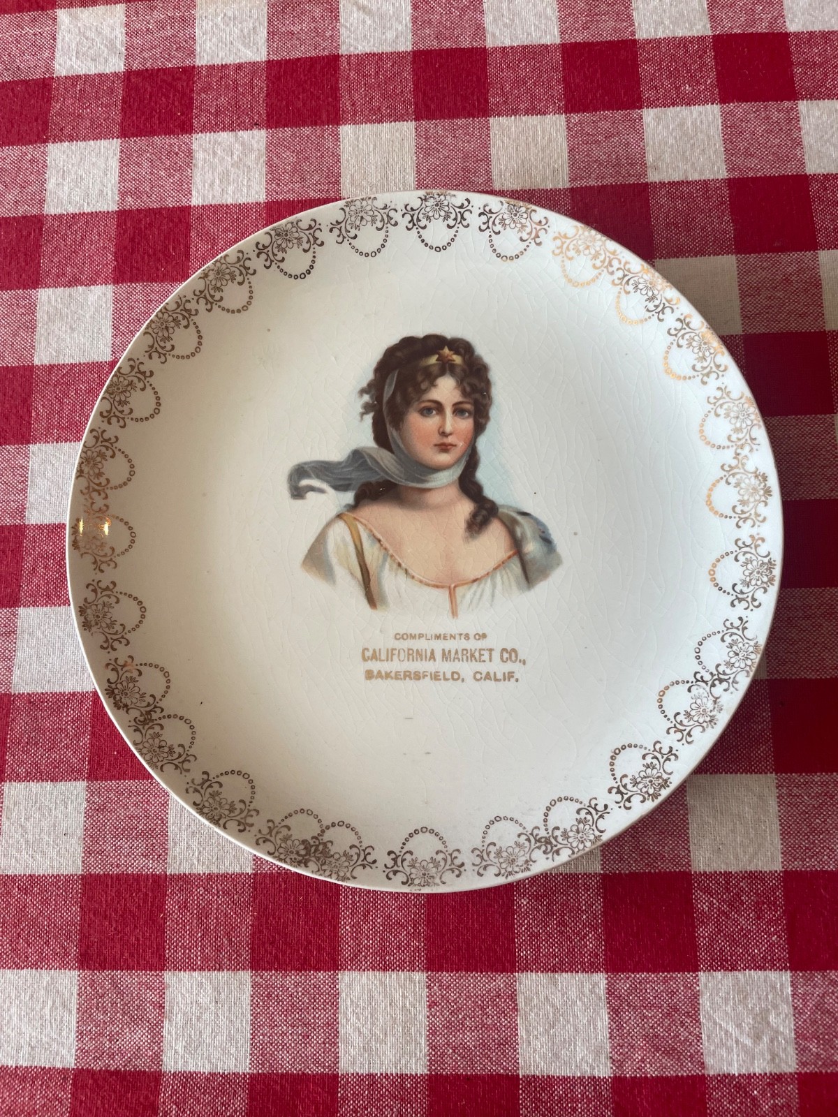 Antique Promotional Giveaway Piece Bakersfield, California Antique Promotional Giveaway Piece Bakersfield, California
