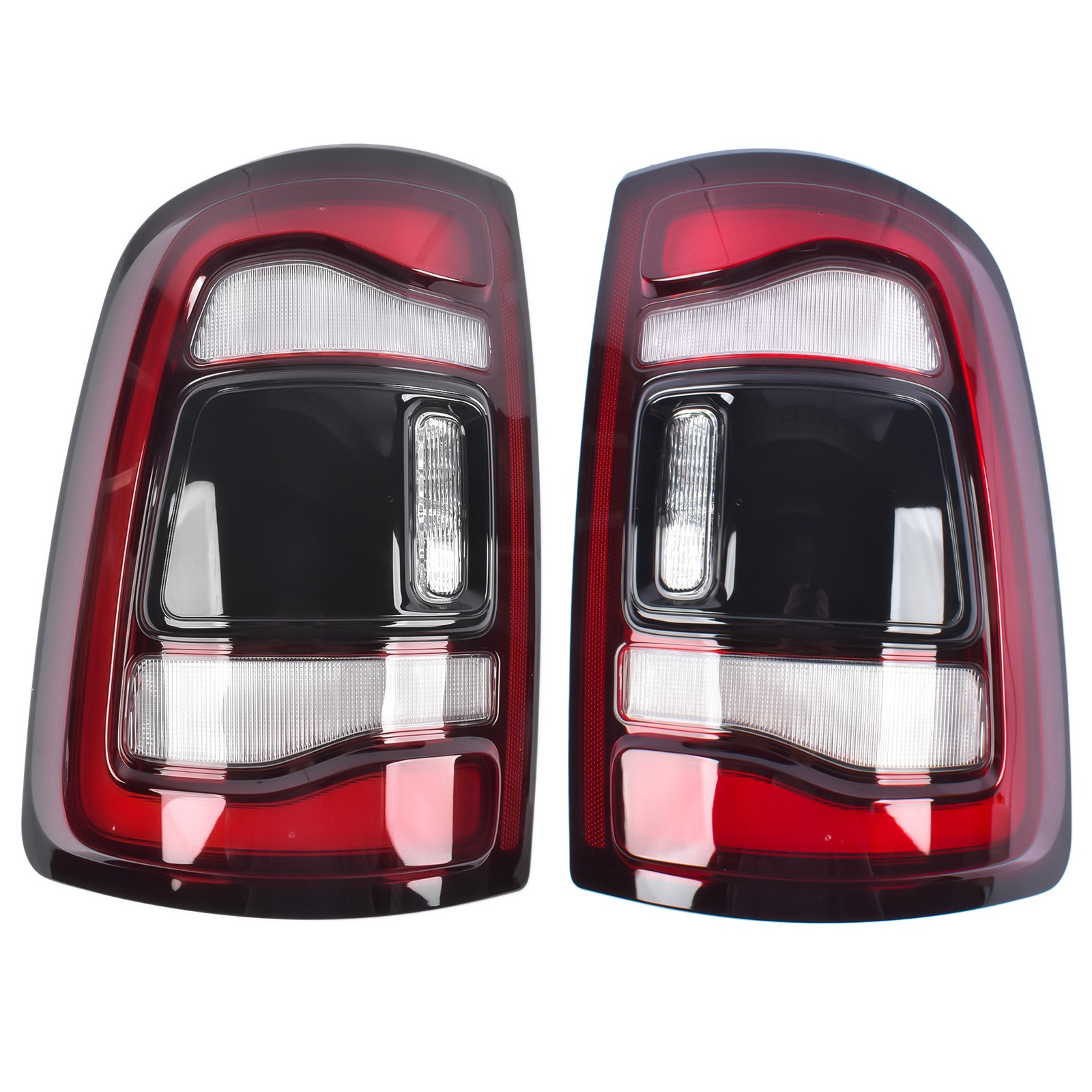 2Pcs LED Tail Lights w/ Blind Spot for Ram 2500 3500 2019-2024 2Pcs LED Tail Lights w/ Blind Spot for Ram 2500 3500 2019-2024