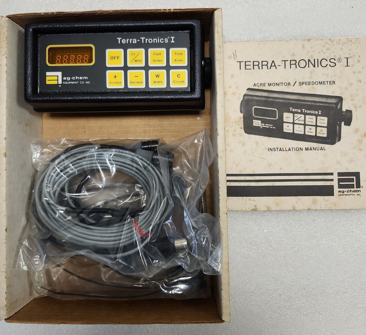 Ag Chem Terra Tronics 1 Acre Monitor & Speedometer