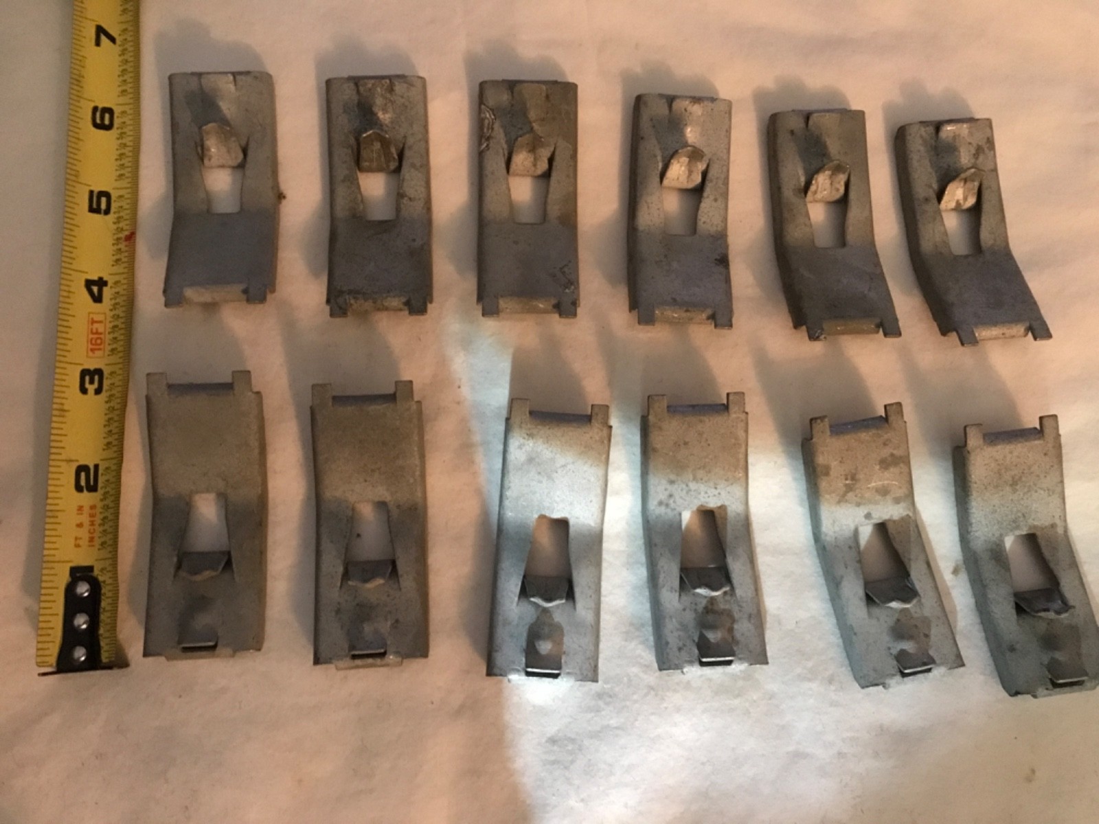1940’s Plymouth Rocker Panels Molding Clips NOS (12) clips