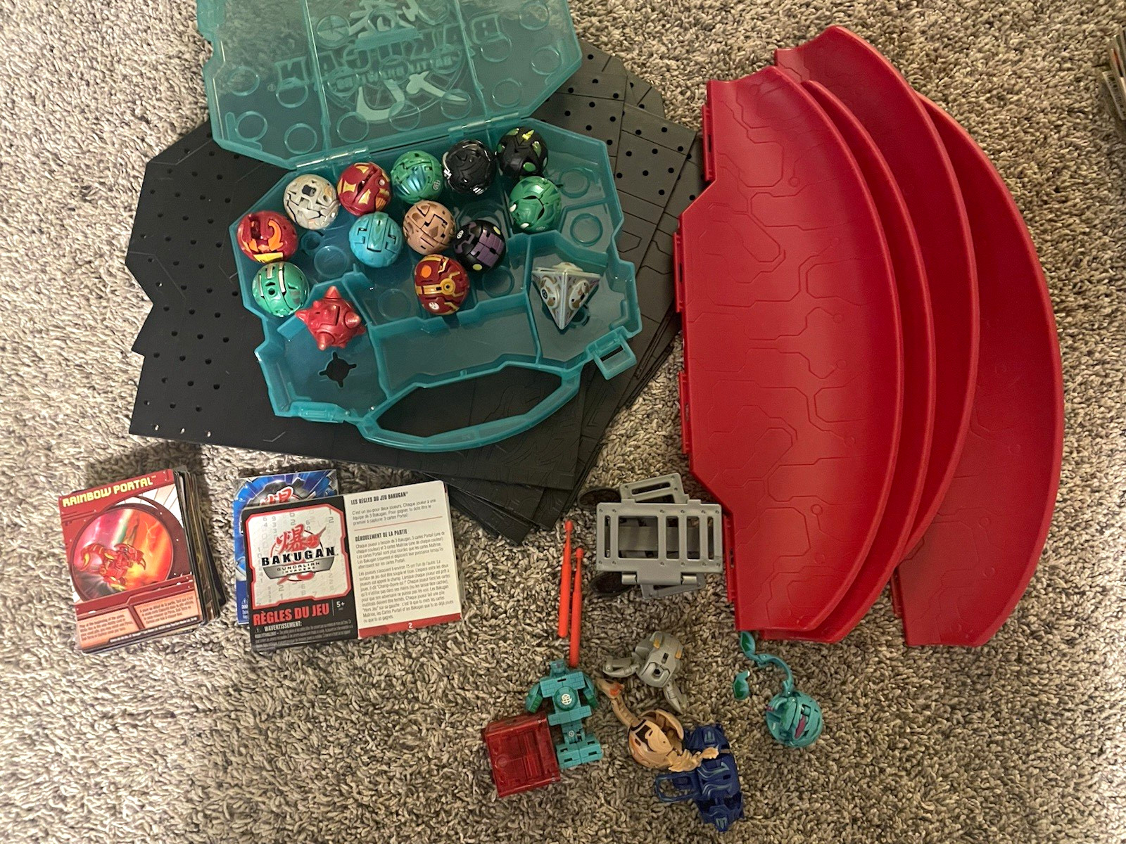 Bakugan Battle Brawlers Lot Of 14 w/Cards, Case, Battle Arena Read Description Bakugan Battle Brawlers Lot Of 14 w/Cards, Case, Battle Arena Read Description
