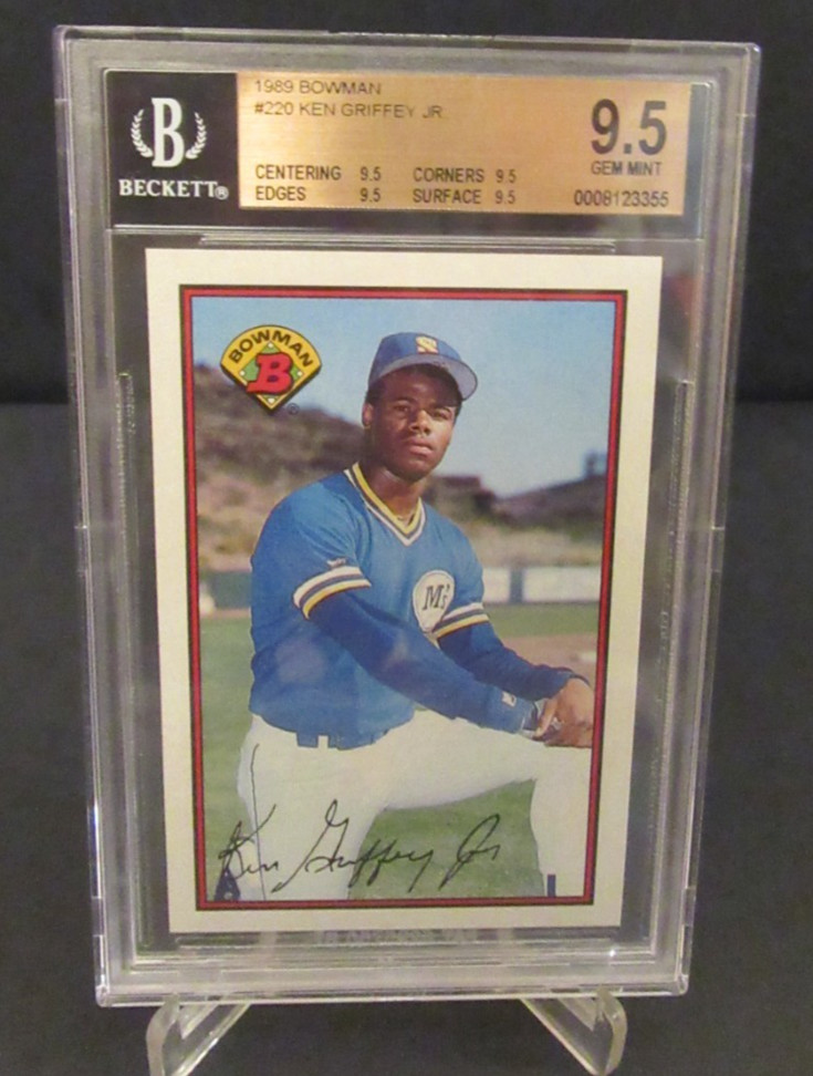 1989 Bowman #220 Ken Griffey Jr. BGS 9.5 GEM MINT Rookie RC Seattle Mariners HOF