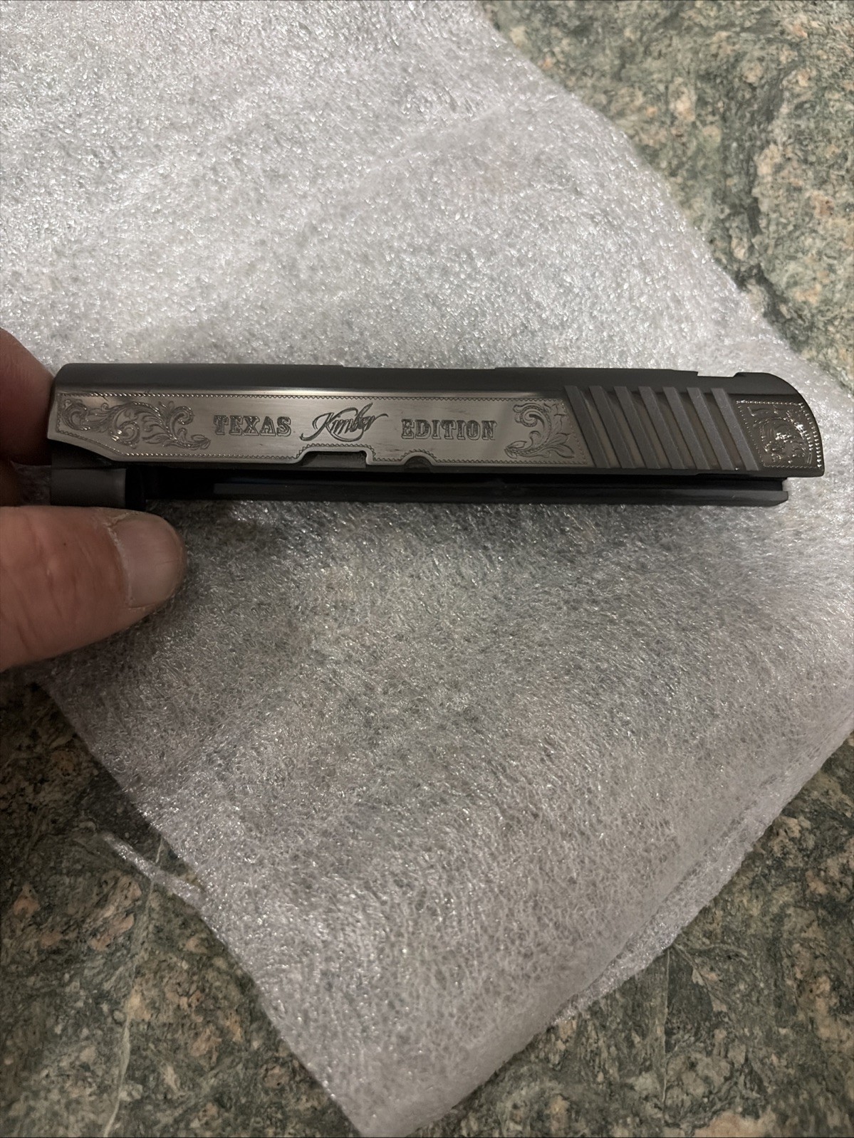 New Kimber Texas Edition Micro 9 Slide Engraved Scrolls DLC Coated 9MM Rare USA New Kimber Texas Edition Micro 9 Slide Engraved Scrolls DLC Coated 9MM Rare USA