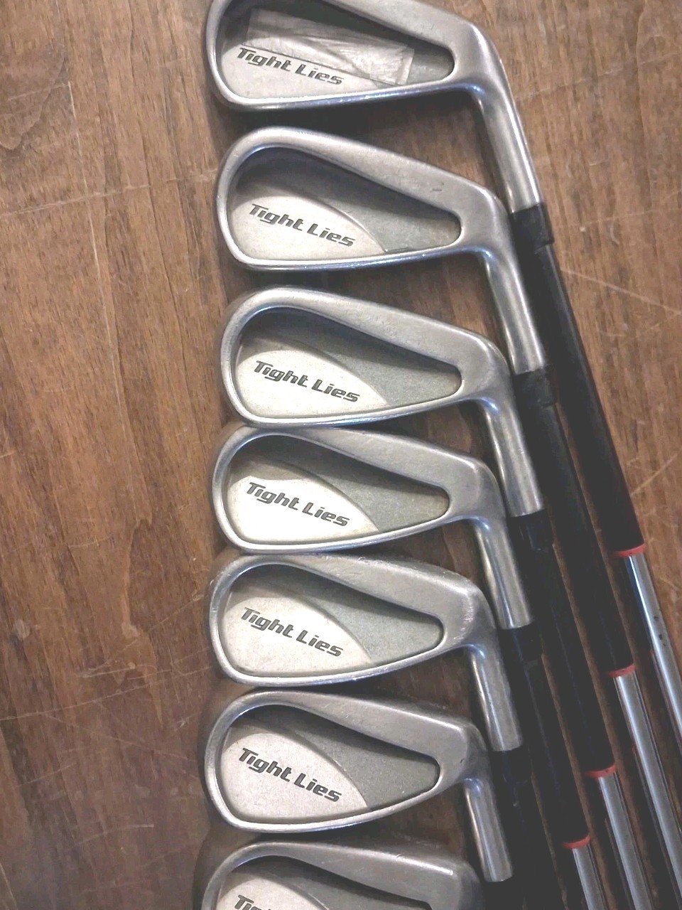 Lot Of 8 Adams Tight Lies Iron Set (4,5,6,7,8, 9,P) Regular Flex With 3 Wood. Lot Of 8 Adams Tight Lies Iron Set (4,5,6,7,8, 9,P) Regular Flex With 3 Wood.