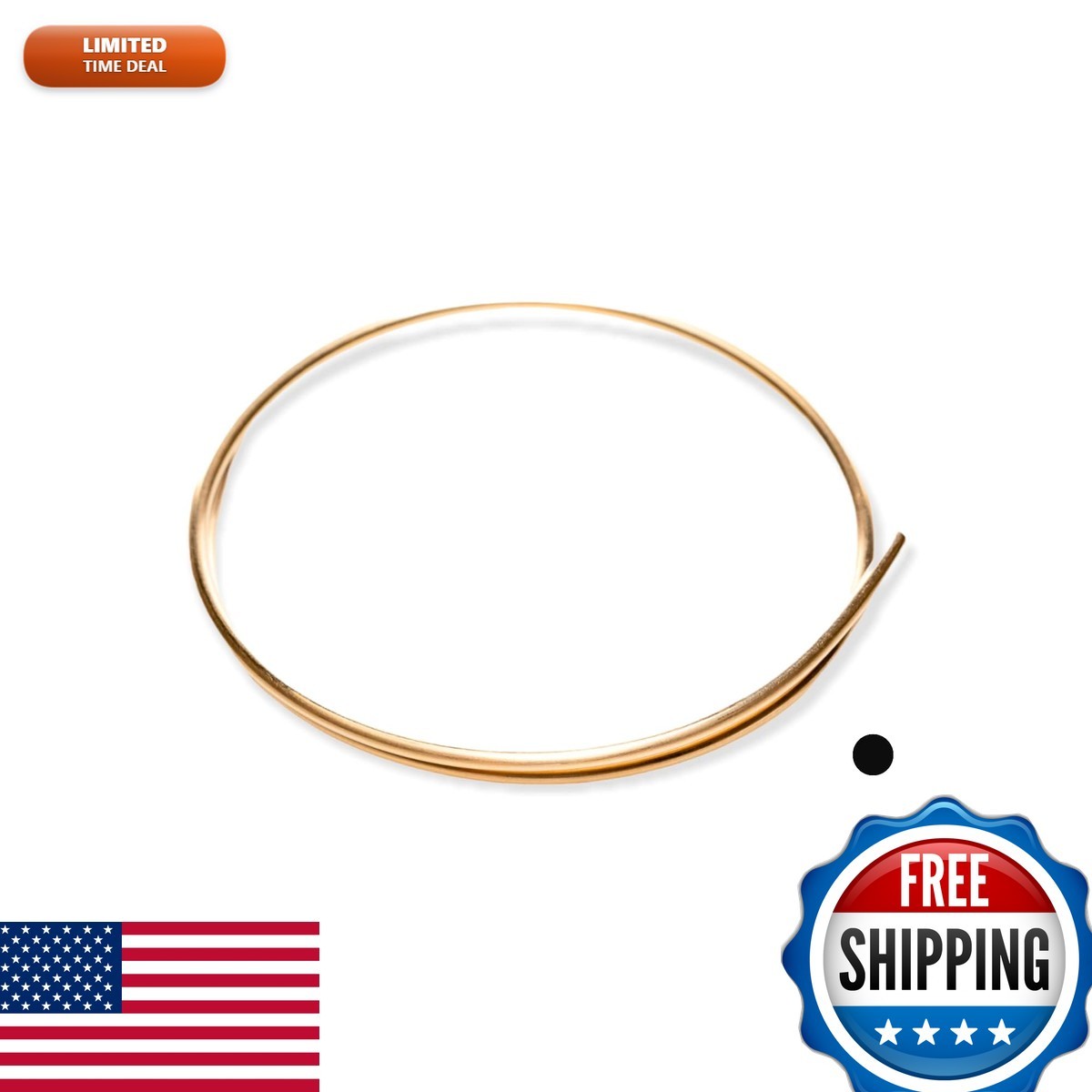 14/20 Yellow Gold Filled Wire 10 Gauge Round Dead Soft 1FT CRAFT WIRE 14/20 Yellow Gold Filled Wire 10 Gauge Round Dead Soft 1FT CRAFT WIRE
