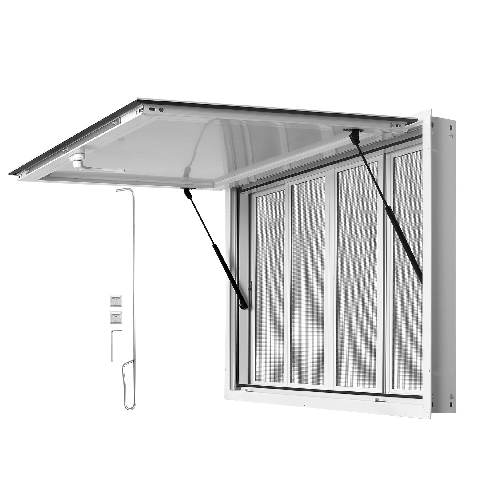 Uimoso 45x30 in Aluminum Alloy Concession Window for Food Truck Service