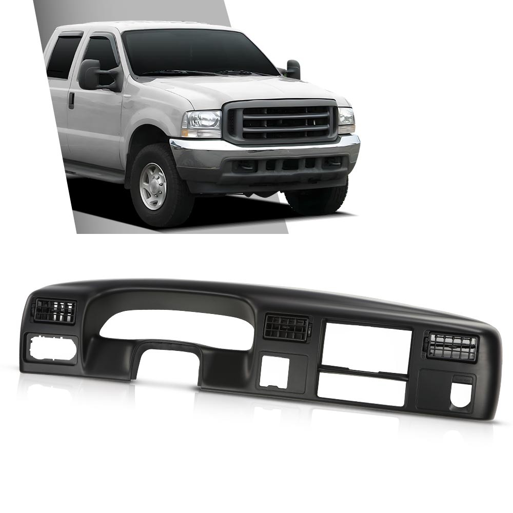 Fits 1999-2005 Ford Excursion Black Panel Instrument Cluster Trim Bezel | USA