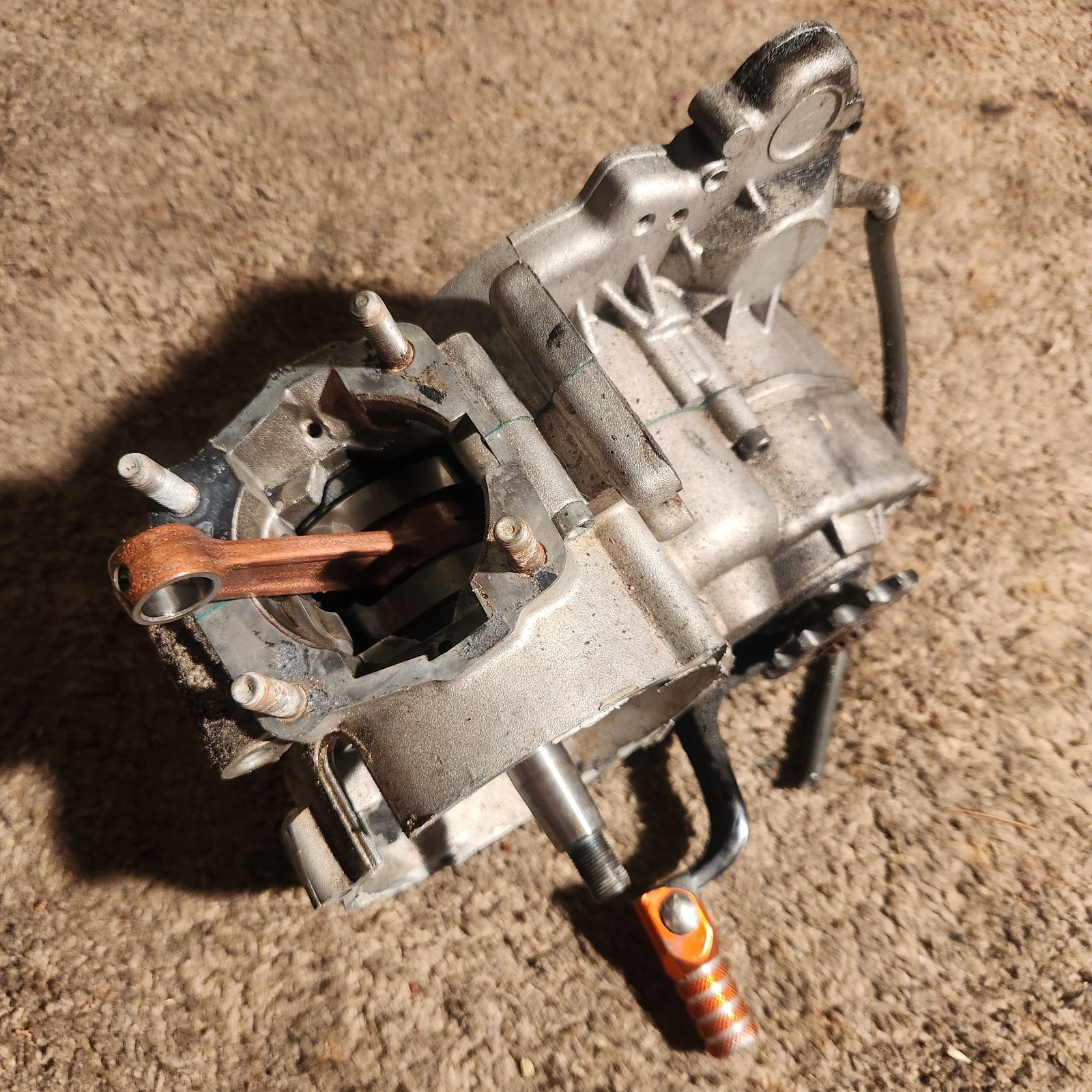 2003 - 2008 KTM 65SX BOTTOM END CRANKCASE CRANK TRANSMISSION SHIFTER GENUINE OEM