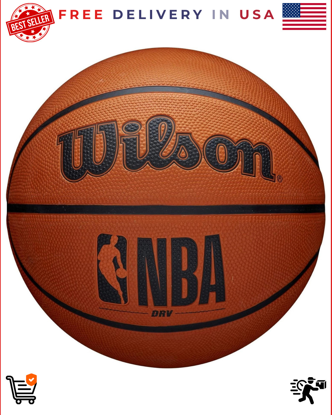 WILSON Men's Official Game Basketball (29.5 WILSON Men's Official Game Basketball (29.5