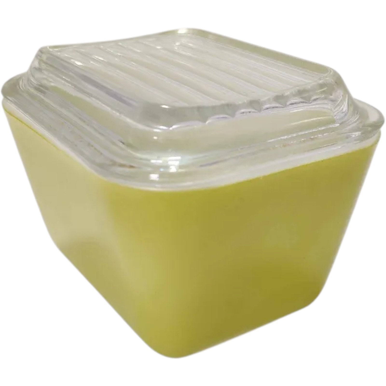 Vintage 50\'s Pyrex 501 B Yellow 1.5 Cup Refrigerator Dish W/Lid Food Storage Vintage 50\'s Pyrex 501 B Yellow 1.5 Cup Refrigerator Dish W/Lid Food Storage