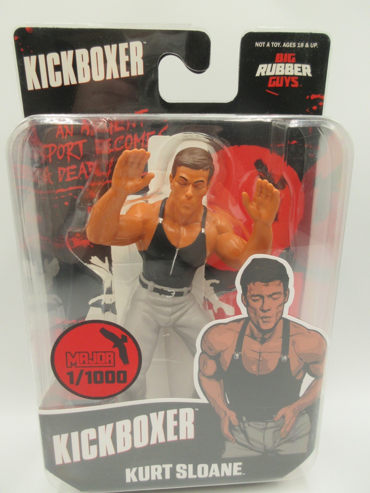 Collect Major Big Rubber Guys Kickboxer Dancing Kurt Sloane 1/1000 BRAND NEW Collect Major Big Rubber Guys Kickboxer Dancing Kurt Sloane 1/1000 BRAND NEW