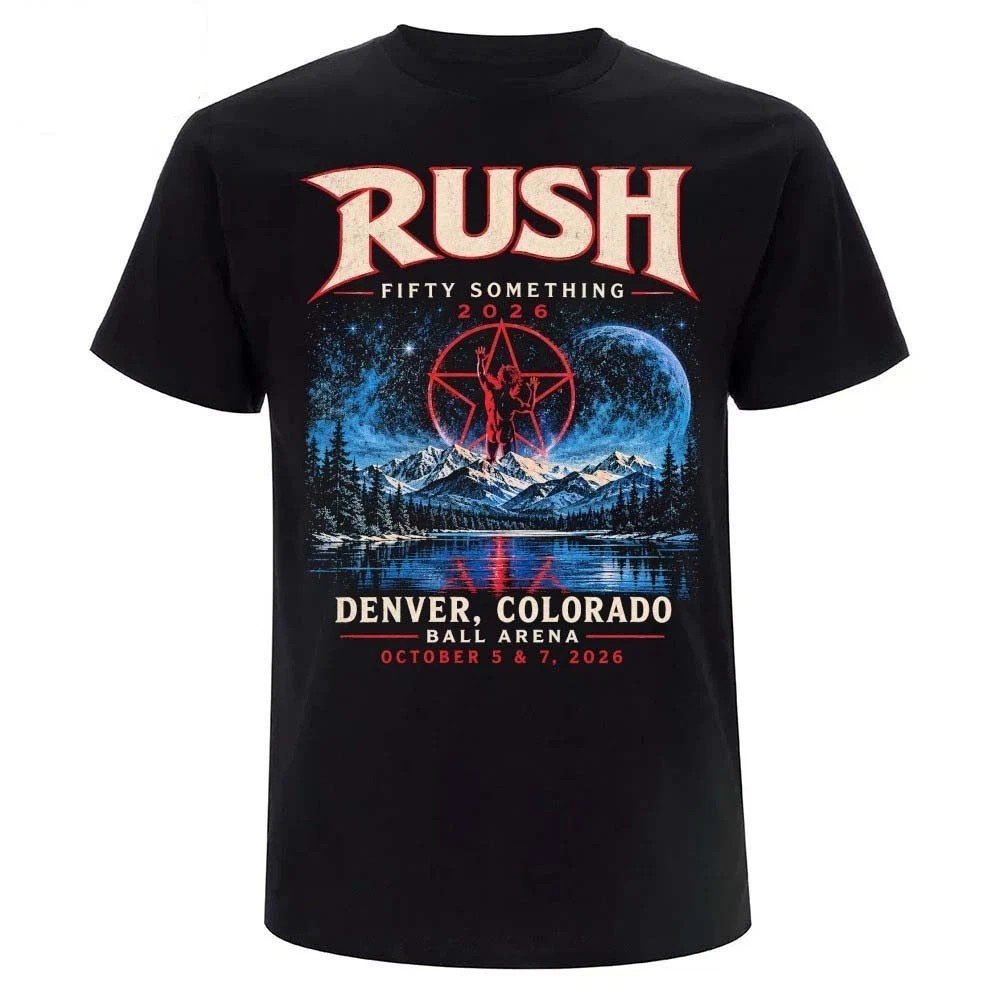 Rush Fifty Something Tour 2026 Denver, Colorado At Ball Arena T-Shirt