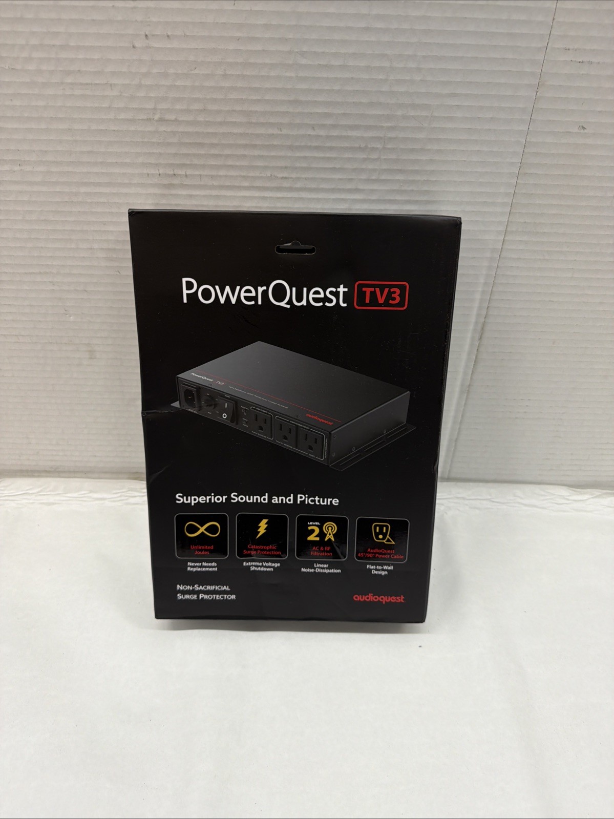 AudioQuest PowerQuest TV3 Non-Sacrificial Surge Protector AudioQuest PowerQuest TV3 Non-Sacrificial Surge Protector