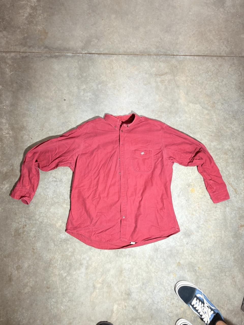 Woolrich Men\'s Red and Pink Shirt Woolrich Men\'s Red and Pink Shirt