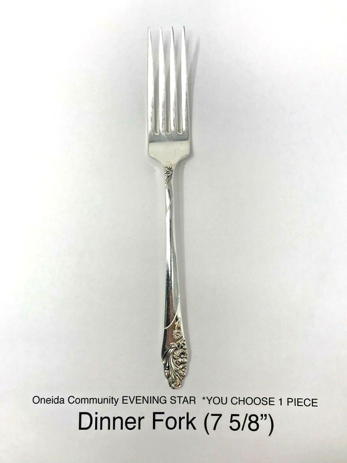 Oneida EVENING STAR Silverware CHOICE Silver Plate Flatware Community