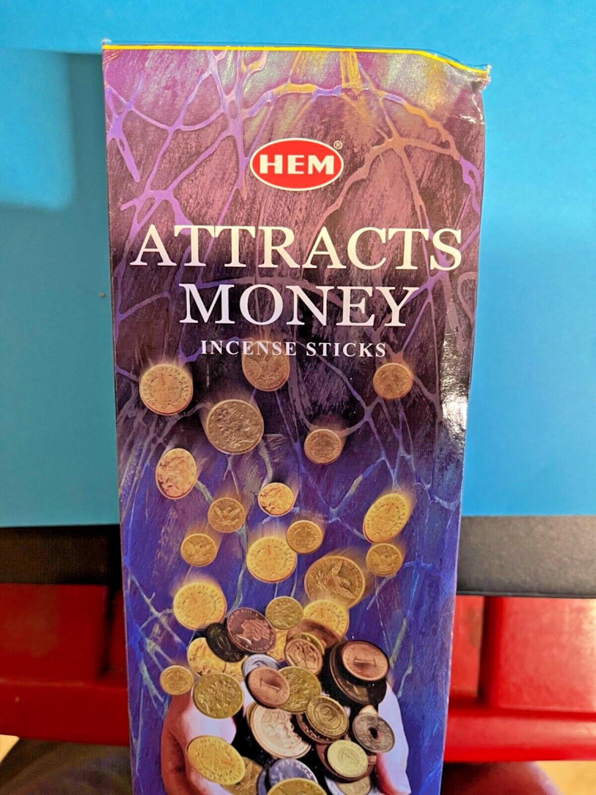 HEM Incense Sticks. 120ct box ATTRACTS MONEY HEM Incense Sticks. 120ct box ATTRACTS MONEY