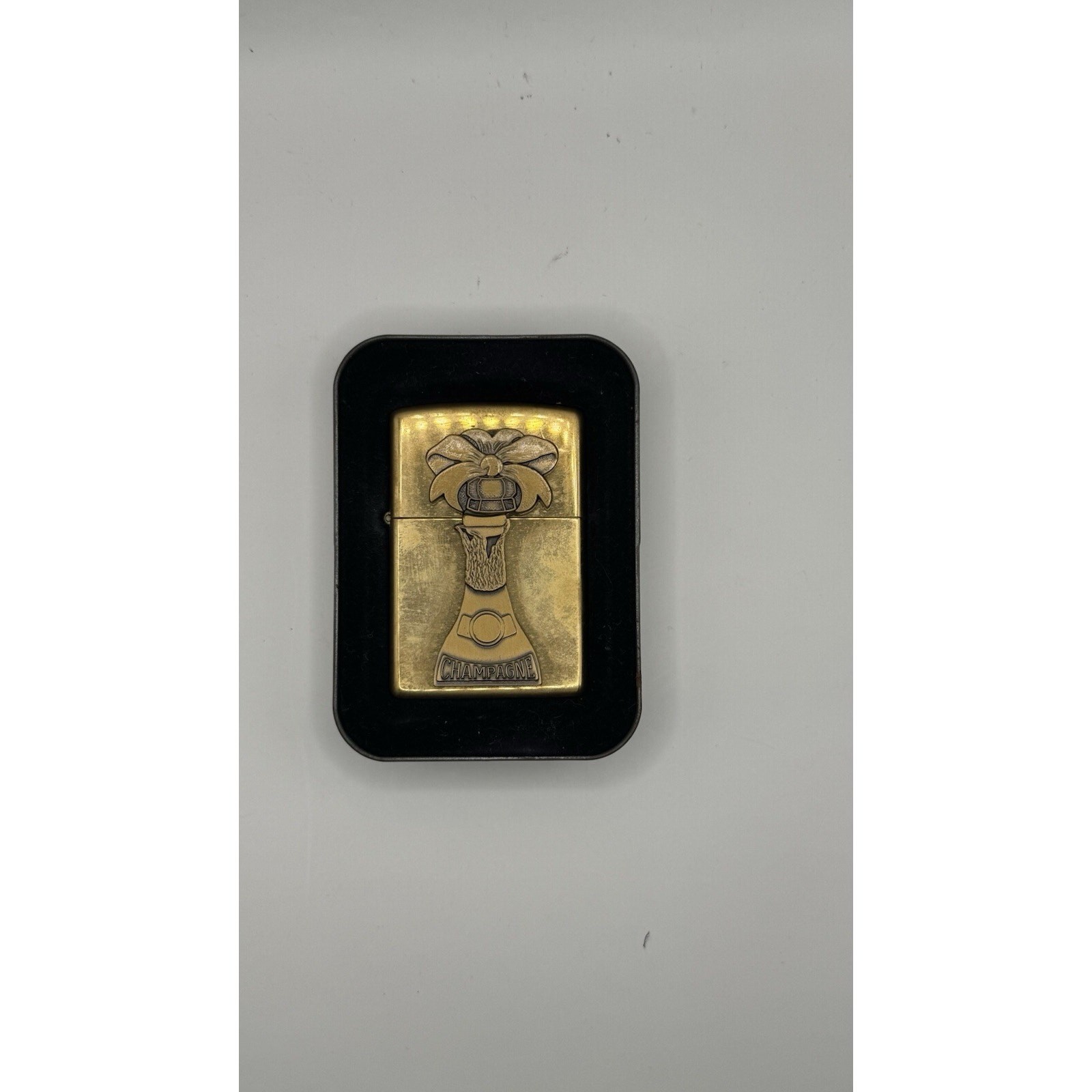 Champagne Bottle Surprise Zippo lighter Vintage 1998 New In Box Champagne Bottle Surprise Zippo lighter Vintage 1998 New In Box