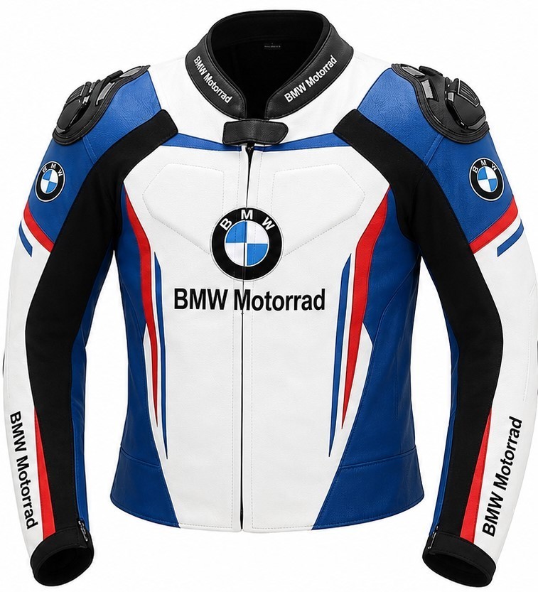 BMW Moto Racing Motorcycle Protective Gear Leather Jacket