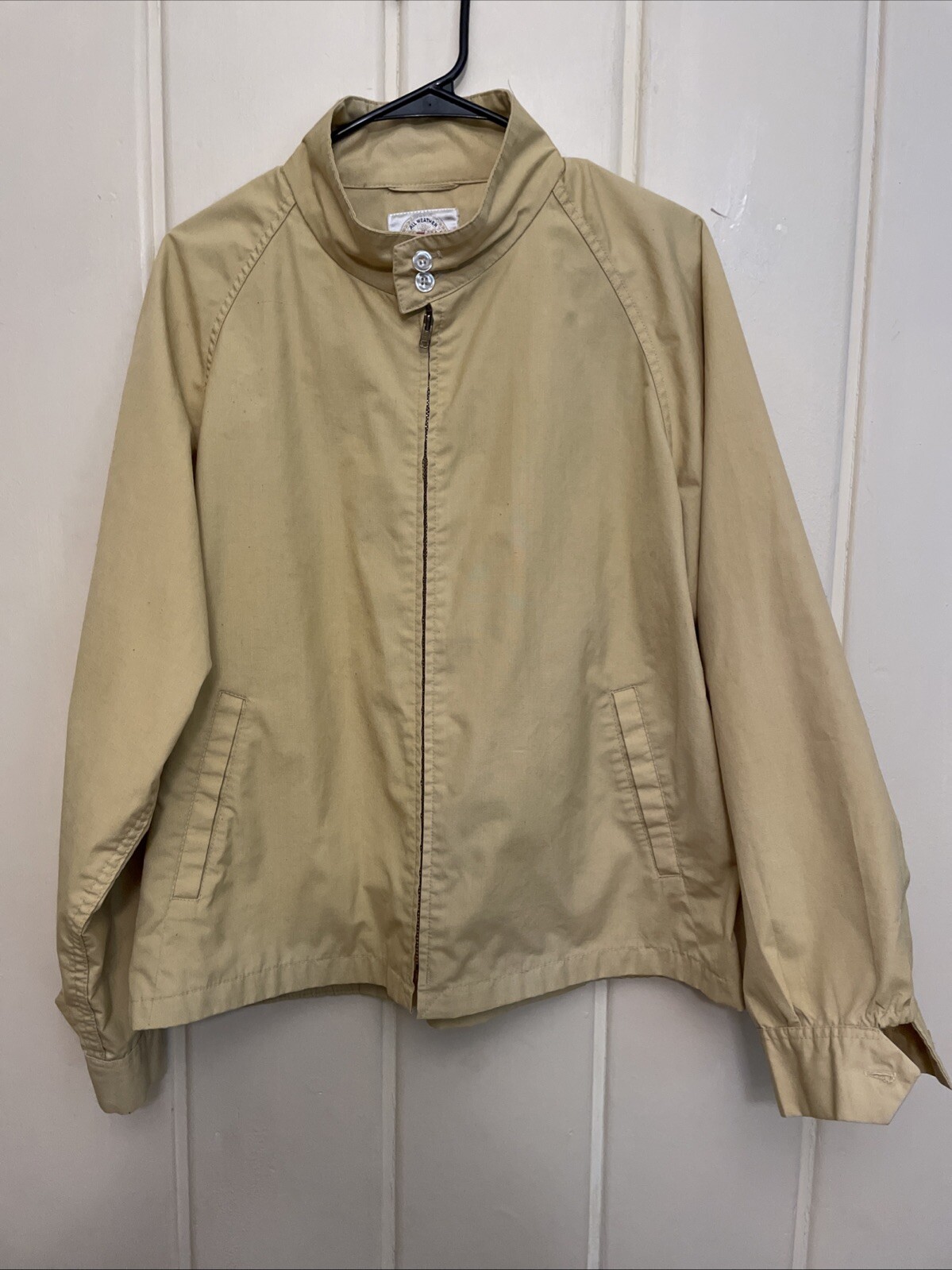 Peters Vintage True 60’s Windbreaker USA  Wash And Wear See Measurements Gold