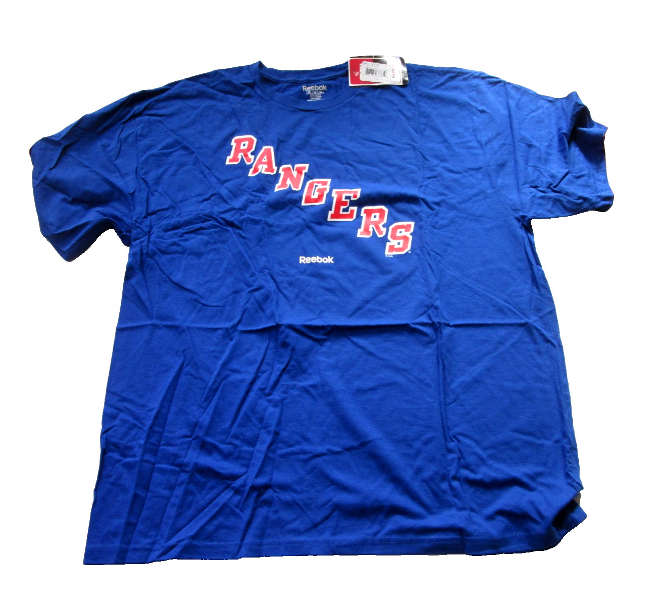 Brand New NHL Men's Adult New York Rangers Reebok Face Off Printed T-Shirt 2XL Brand New NHL Men's Adult New York Rangers Reebok Face Off Printed T-Shirt 2XL
