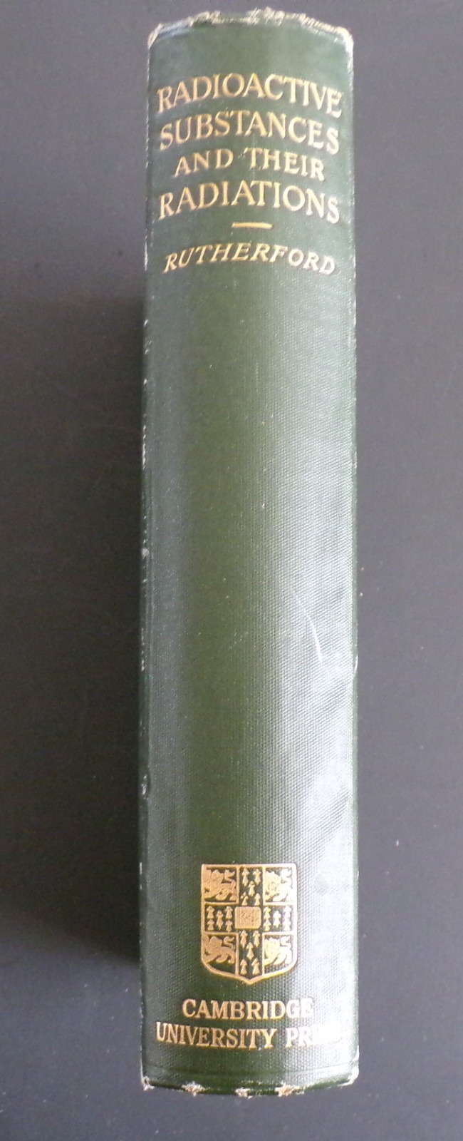 1913 1st ed Rutherford lot Radioactive Substances and  & 1912 Clark Lecture g/vg