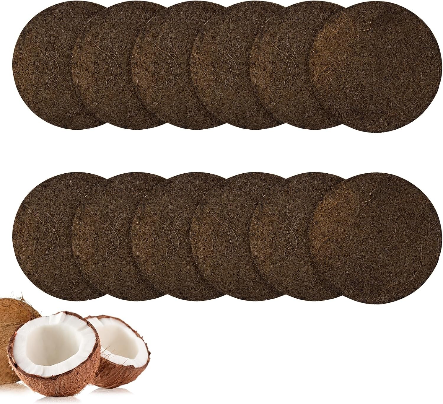 12 Pack Biodegradable Natural Filters for Kitchen Compost Bin, 7.25 Inch Comp... 12 Pack Biodegradable Natural Filters for Kitchen Compost Bin, 7.25 Inch Comp...