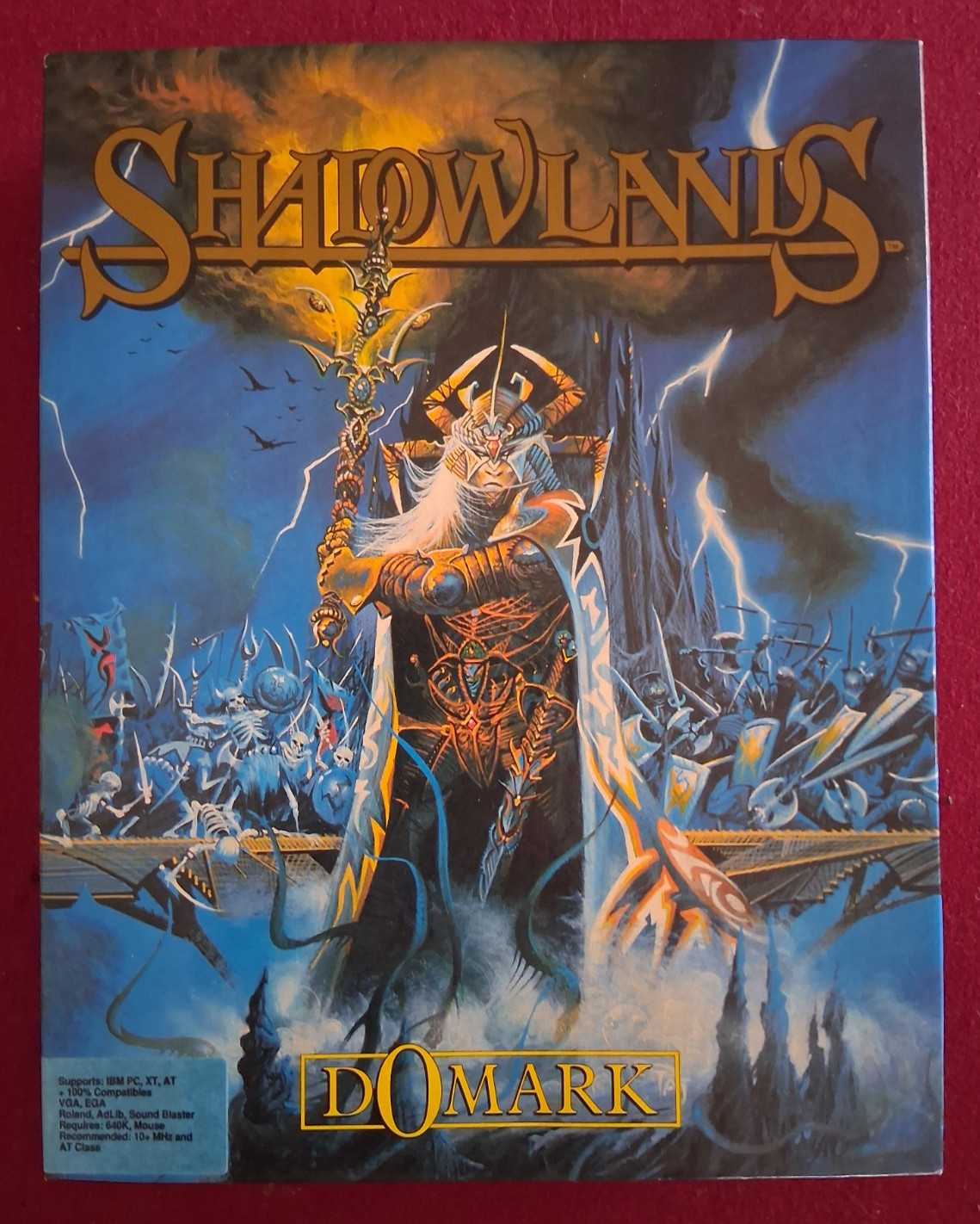 Shadowlands Domark IBM PC Game Complete CIB 1992 3.5\ Shadowlands Domark IBM PC Game Complete CIB 1992 3.5\