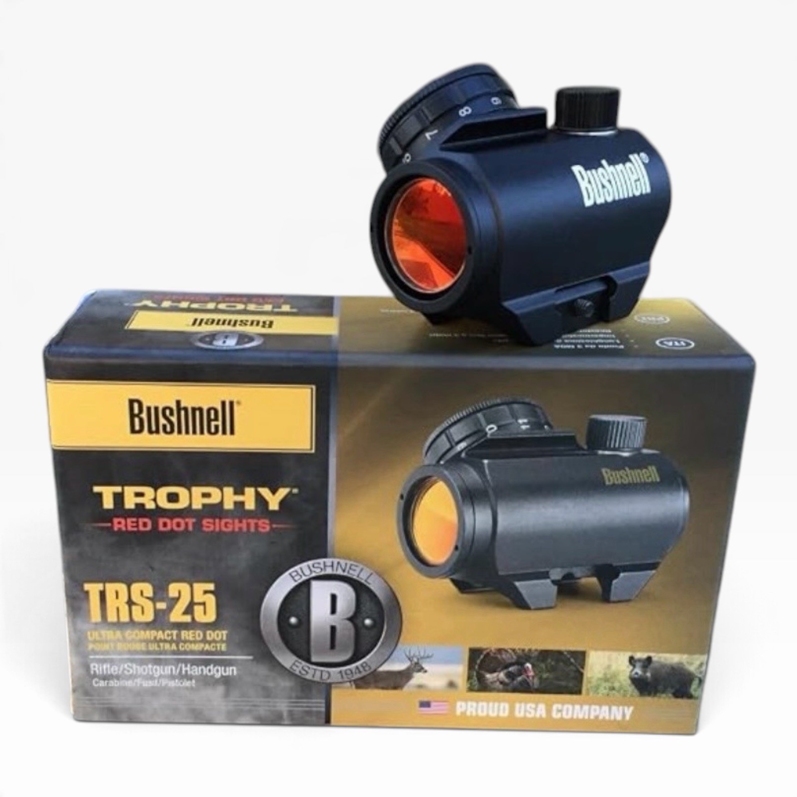Bushnell Trophy TRS-25 1x25mm Red Dot Sight Riflescope - Matte Black