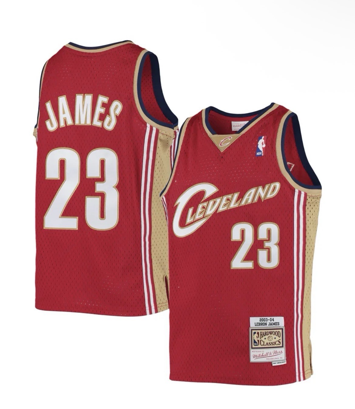 RARE Mitchell & Ness Cleveland Cavs Youth Large Jersey Vintage LeBron James RARE Mitchell & Ness Cleveland Cavs Youth Large Jersey Vintage LeBron James