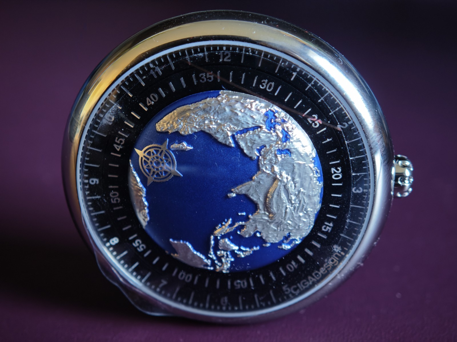 (Not Opened) CIGA Design Watch Blue Planet (TITANIUM) GPHG Award, EU Warehouse