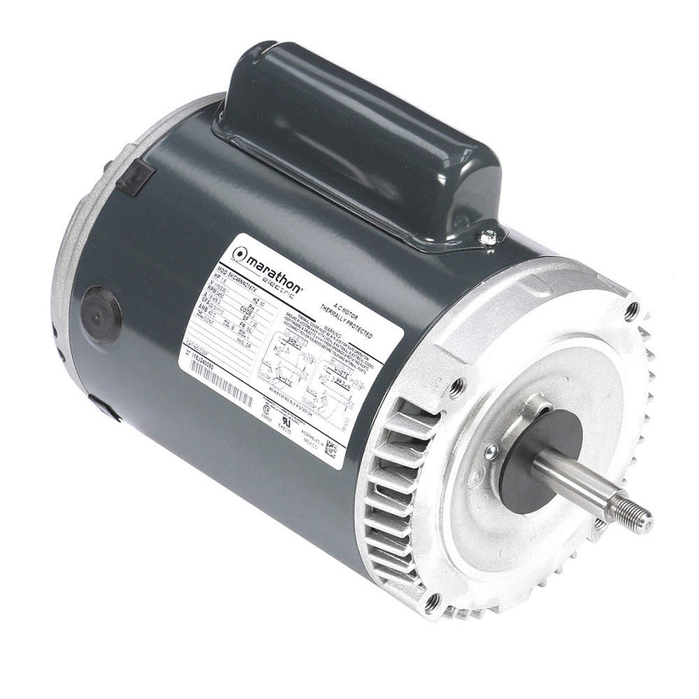 LEESON 5KC49NN2167X Motor,1 1/2 HP,3,450 rpm,56J,115/230V 2K370