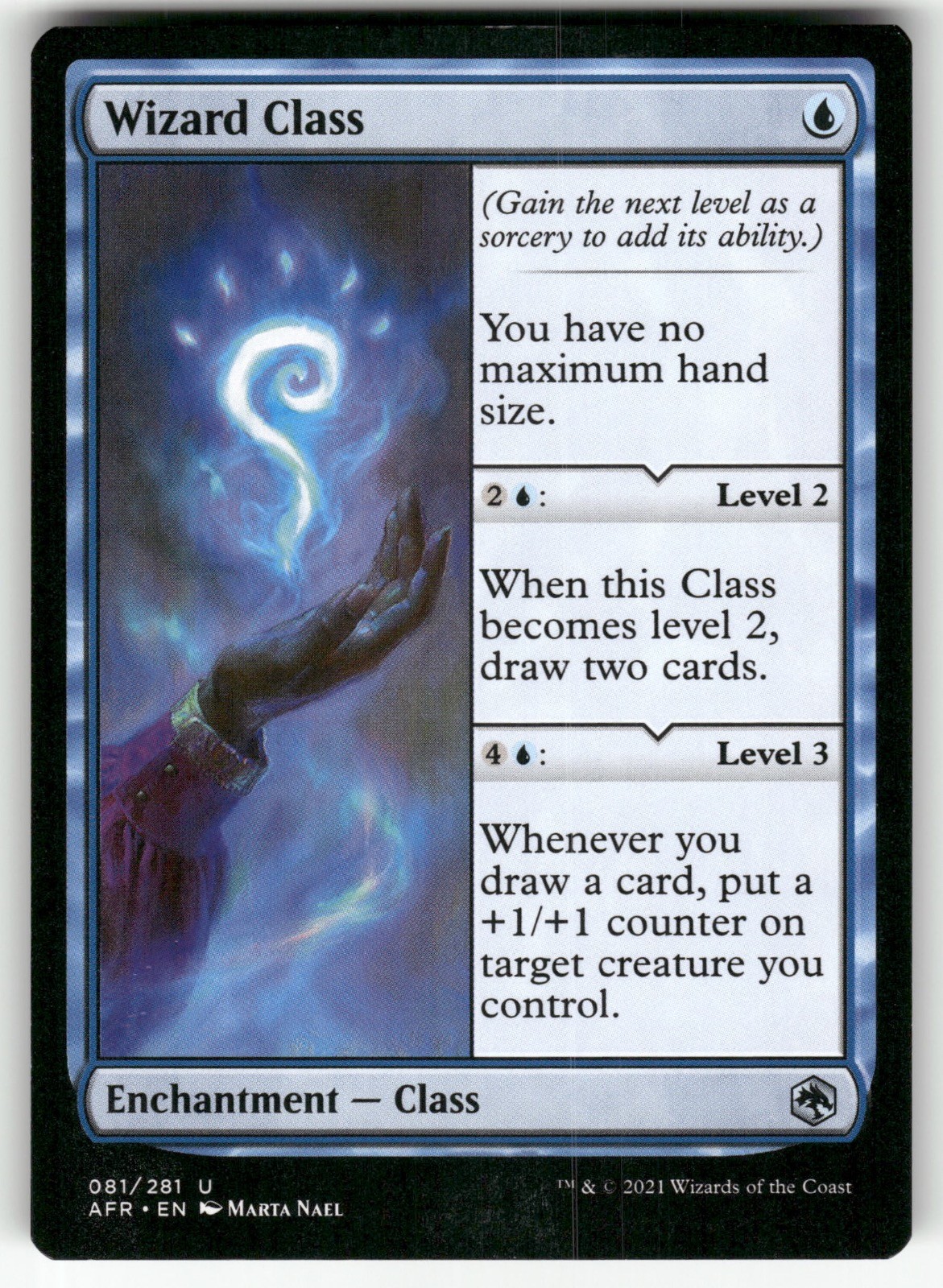 Wizard Class 81 Adventures in the Forgotten Realms Magic: The Gathering NM Wizard Class 81 Adventures in the Forgotten Realms Magic: The Gathering NM