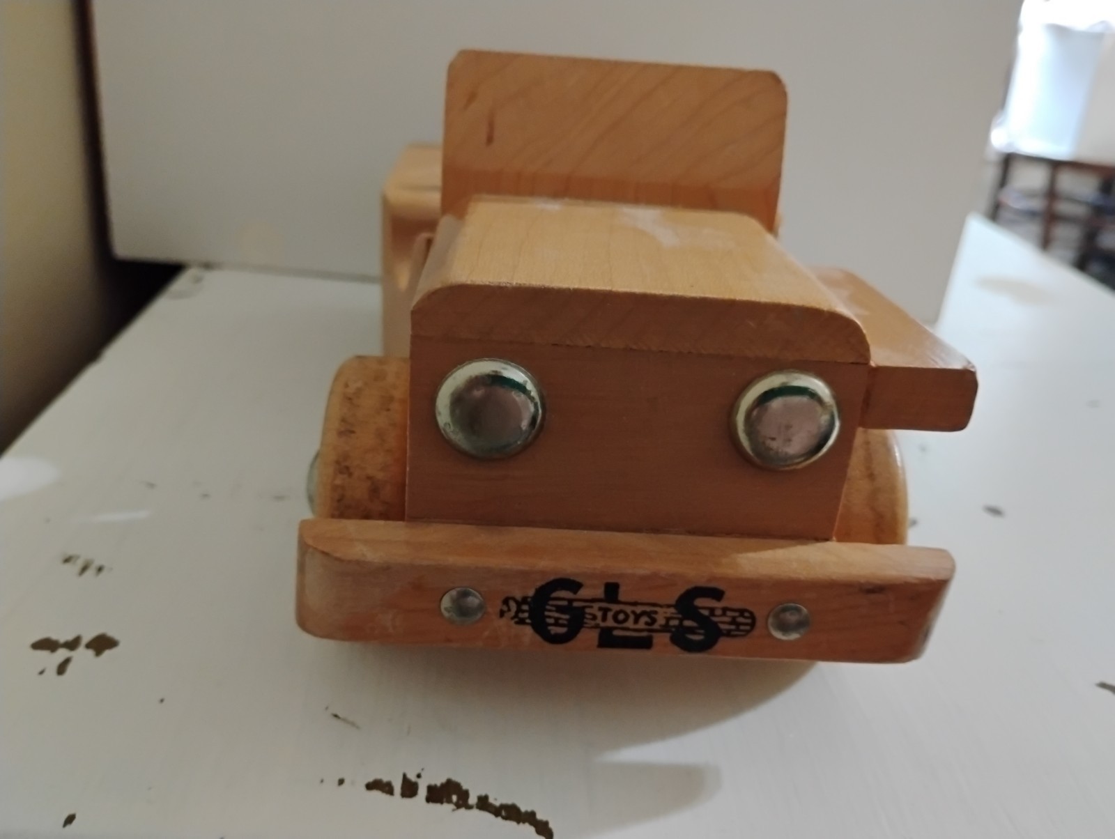 Toy Wood Jeep, made by GLS Toys, Vintage Toy Wood Jeep, made by GLS Toys, Vintage